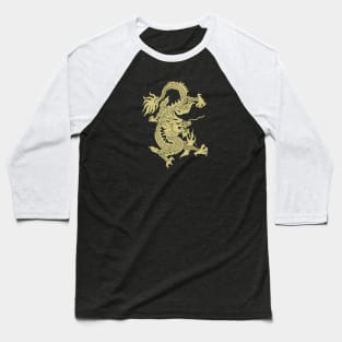 Gold Chinese dragon Baseball T-Shirt